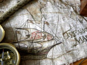 Treasury Map - Nautical Art